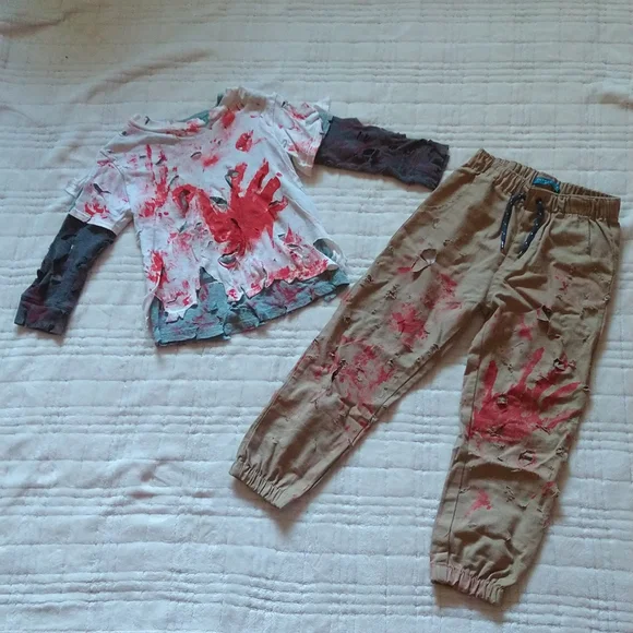 SIZE 4-5: Zombie Halloween Costume - Picture 2 of 9